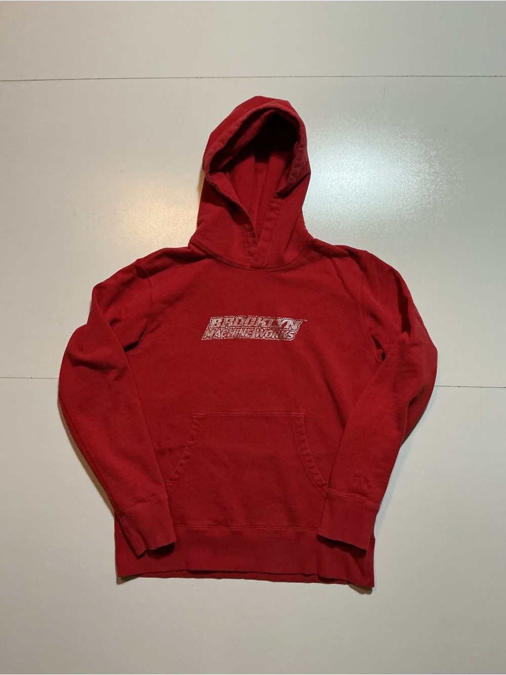 UT Uniqlo X Brooklyn Machine Works New York Bicycle Red Pullover Hoodie